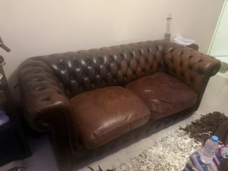 chesterfield Καναπές  Δερμάτινος
