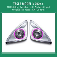 DIGITAL IQ AMBIENT TS 3921 TESLA MODEL 3 mod. 2024 (Ambient Light 4D Rotating Tweeters)