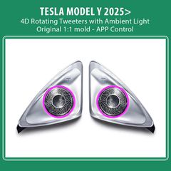 DIGITAL IQ AMBIENT TS 3923 TESLA MODEL Y mod. 2025 (Ambient Light 4D Rotating Tweeters)