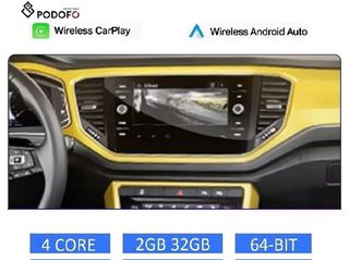 VW T-Roc MQB 2017-> Οθόνη 9" Android Car Radio Navigation 2GB+32GB Ασύρματο CarPlay & Aσύρματο Android Auto GPS WiFi EQ HiFi