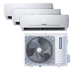 Heinner HACMS-HS249912WH++ Multi Split Κλιματιστικό 24000 BTU (2x9000 + 1x12000) A++/A+ Λευκό
