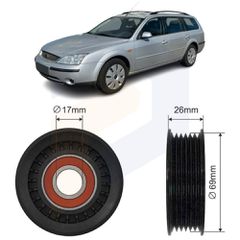 Τεντωτήρας ιμάντα για Ford Mondeo SW 2000 2001 2002 2003 2004 2005 2006 2007 1127103