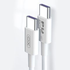 XO NB-Q190B USB HIGH SPEED TYPE-C CABLE WHITE 2M-thumb-1