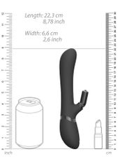 Chou - G-Spot Rabbit & Clitoral Stimulator Black *Bulk-thumb-6