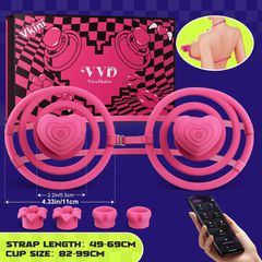 Breast Massager with Suction & Licking Modes – 10+10 Frequencies