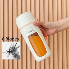 Φορητό μπλέντερ χειρός - 7.4V - 814291 - White/Orange-thumb-3