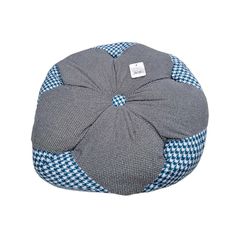 Μαξιλάρι καρέκλας Πουφ - 50cm - 720186 - Grey/Blue