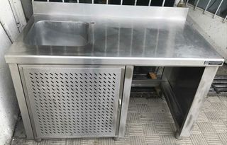 Λάντζα μόνη 1,30×70×85 με 1 γούρνα 40×40