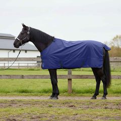 vidaXL Σαμάρι Ίππου Πλήρες ναυτικό μπλε 95 cm Πολυεστέρας