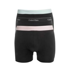 Calvin Klein Ανδρικό Μπόξερ Βαμβακερό Σετ 3 Τεμάχια Με Μακρύ Πόδι 3ZG