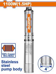 Wadfow WWPDA04 Υποβρύχια Αντλία Πηγαδιού ΙΝΟΧ 4" / 1.100W / 1.5ΗΡ