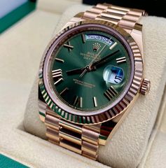 Rolex Replica Day-Date 40mm Green Dial-thumb-3