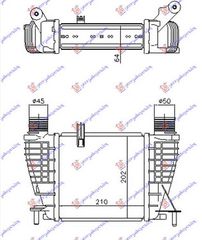 578006240 ΨΥΓΕΙΟ INTERCOOLER 1.5 ΠΕΤΡΕΛΑΙΟ (210x205x64)ΣΦΥΓΚΤΗΡΑ ΜΕΓΑΛΟΙ ΠΥΡΟΙ NISSAN NOTE 06-13 NISSAN NV 200/EVALIA 09-
