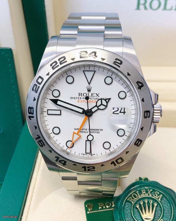 Rolex Replica Explorer II 42mm White Dial