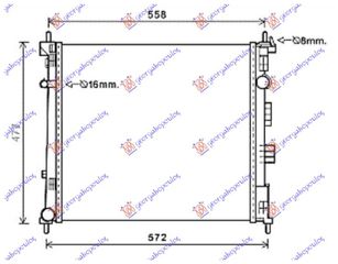 578006320 ΨΥΓΕΙΟ 1.5 dCi ΠΕΤΡΕΛΑΙΟ 2013- (490x460x27) NISSAN NV 200/EVALIA 09- 578006325 ΨΥΓΕΙΟ 1.5 dCi ΠΕΤΡΕΛΑΙΟ 2013- (490x460x27) (KOYO) 21410BJ40A