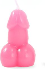 Diablo Picante - penis shaped candle in fuchsia color