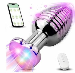 App Control  Aluminum alloy Anal Plug-S-thumb-1