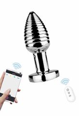 App Control  Aluminum alloy Anal Plug-L-thumb-2