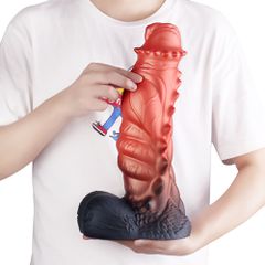 Fantasy Monster Dildo Red L-thumb-4