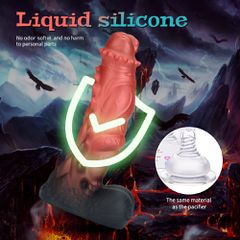 Fantasy Monster Dildo Red L-thumb-1