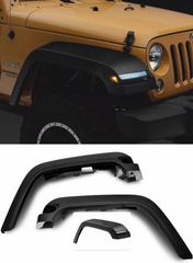 ΦΤΕΡΑ ΕΜΠΡΟΣ Jeep WRANGLER 07-18 JK + LED Fender Flares with Sequential Turn Signals