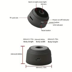 Mini  WiFi Camera HD 1080p-thumb-1