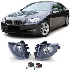 Σετ Φωτα ομίχλης προβολείς BMW Σειρά 5 Τύπος F10 / F11 Sedan / Touring Προ-ανακαίνιση , έτη μοντέλου 03/2010-06/2013. Δεν είναι κατάλληλο για προφυλακτήρες M5 ή M-Package!