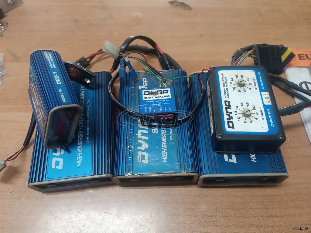 dynatech 3x dyna 4000-shift light -display remote -two stage retard