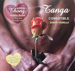 Diablo Picante - Hotflowers - wafer thong and 2 nipple padders vanilla flavor