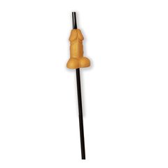 Diablo Picante - Golden penis shaped straw