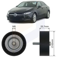 Τροχαλία παρέκκλισης ιμάντα για Mercedes A Class (V177) SDN 2018 2019 2020 2021 2022 2023 2024 2025 2026 2742020019