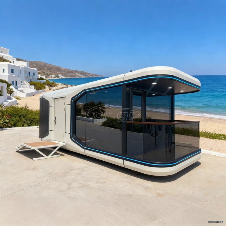 Προκάτ Σπίτι 2026 Space Capsule - Πολυτελές Smart Home (Τιμή κατά προσέγγιση)