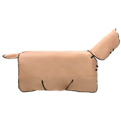 vidaXL Σαμάρι Ίππου Καπουτσίνο 75 cm Πολυεστέρας-thumb-1