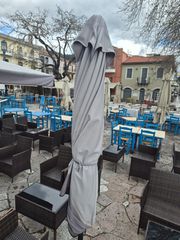 ΠΡΟΣΦΟΡΆ Ομπρέλα βαρέου τύπου 3 τεμάχια γκρι 3x3