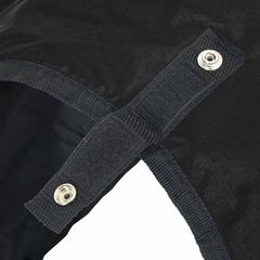 vidaXL Σαμάρι Ίππου Πλήρες μαύρο 95 cm Πολυεστέρας-thumb-6