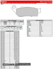 ΛΥΡΗΣ FERODO ΤΑΚΑΚΙΑ ΟΠΙΣΘΙΑ ΓΙΑ MOTO GUZZI V12 X / STRADA 1200 2010-, FDB570ST