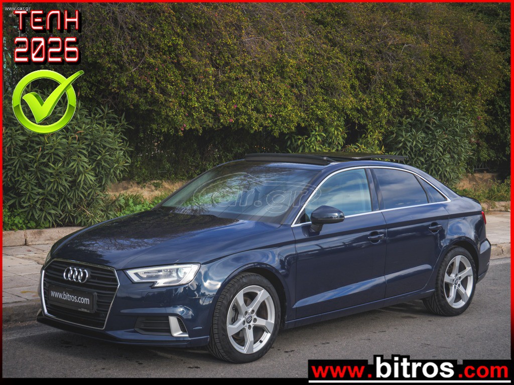 Audi A3 2019 ΟΡΟΦΗ!-ΔΕΡΜΑ-XENON SEDAN SPORT S-TRONIC 1.6 30TDI 116HP EUR6