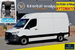 Κλούβα Mercedes-Benz 2021 Sprinter 317 CDI L2H2 * ΝΑVI * SORTIMO * KAMERA * Full Extra