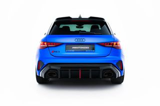 Διαχύτης / Diffuser Maxton Design Audi RS3 8Y Sportback / 8Y Facelift (Με Ανακλαστήρα) - Μαύρο Γυαλιστερό - (AU-RS3-8YF-S-RS1G)