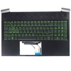 Πληκτρολόγιο - Laptop Keyboard Palmrest για HP Pavilion 16-A 16T-A TPN-Q241 M02039-001 M02039-151 M02037-001 M02038-031 M02037-151 46Q3JTATP0A M02040-051 M02040-141 US Green ( Κωδ.41321USPALMGREEN )