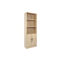 ΒΙΒΛΙΟΘΗΚΗ ΜΕΛΑΜΙΝΗΣ ENSLEY HM2027.03 SONAMA ΜΕ ΧΕΡΟΥΛΙ 60x30x180εκ