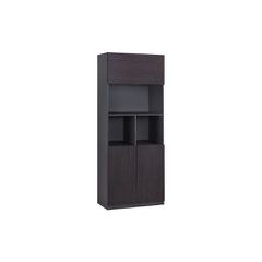 ΒΙΒΛΙΟΘΗΚΗ ΓΡΑΦΕΙΟΥ ΕΠΑΓΓΕΛΜΑΤΙΚΗ ROSEWOOD HM2089 ΜΕΛΑΜΙΝΗ ΓΚΡΙ-WENGE 80Χ40Χ200Υεκ.