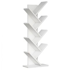 ΒΙΒΛΙΟΘΗΚΗ LIANA ΜΕΛΑΜΙΝΗΣ ΛΕΥΚΟ 46x22x128,5Yεκ.HM9028.13