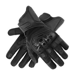 STRADALE STEALTH GLOVES RICHA BLACK-thumb-1