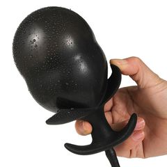 Pure Pleasure Inflatable Butt Plug Black-thumb-6