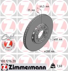 Zimmermann Δισκόπλακα - 100.1216.20