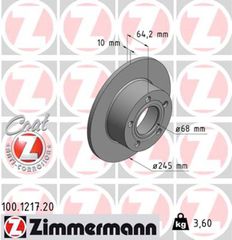 Zimmermann Δισκόπλακα - 100.1217.20