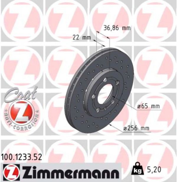 Zimmermann Δισκόπλακα - 100.1233.52