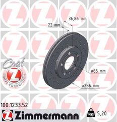 Zimmermann Δισκόπλακα - 100.1233.52
