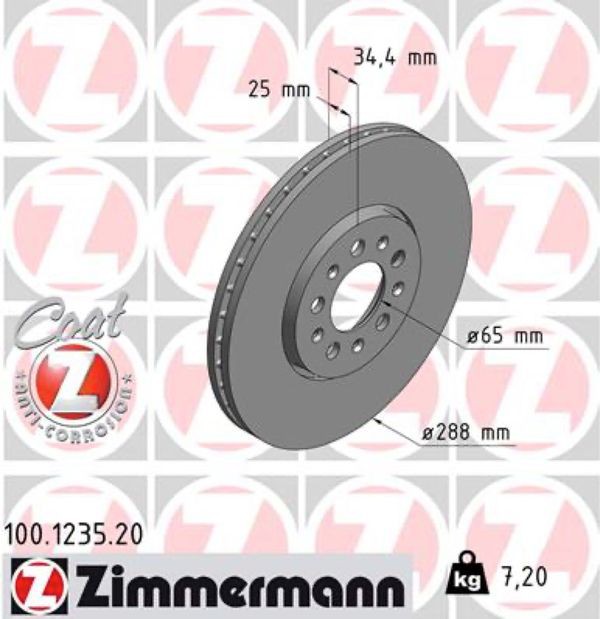 Zimmermann Δισκόπλακα - 100.1235.20